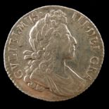 William III Shilling, 1700, and Sixpence, 1697 (2)