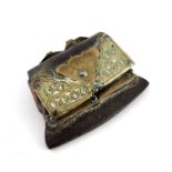 A 19th century Tibetan flint striker purse