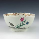 A Worcester polychrome slop bowl