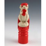 George Tinworth for Doulton, a mouse chess piece, red queen