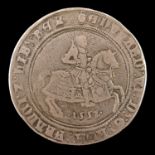 Edward VI Crown, 1551 King on horseback, with date below horse, rev Shield on Cross; mm y, 30.3g