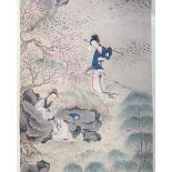 China (19th century), Chinese Scroll painting of t