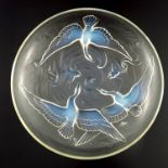 Verlys, a Canard Sauvage opalescent glass dish