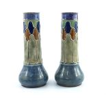 Florrie Jones for Royal Doulton, a pair of stoneware vases