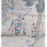 China (19th century), Chinese Scroll painting of a