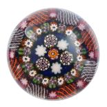 Paul Ysart, a concentric millefiori glass paperweight