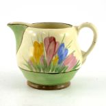 Clarice Cliff for Newport Pottery, a Spring Crocus jug