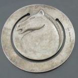 An Italian Modernist silver paper clip or bookmark, Guido Torrini & Figli, Florence circa 1971