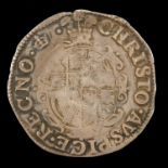 Charles I Shilling, Tower Mint, Fourth bust 1635-6, plume over shield, mm Crown rare, 5.9g