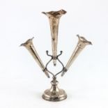 An Edwardian silver epergne, Cohen and Charles, Birmingham 1908