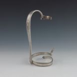 A Victorian silver plated wine bottle holder, Walker and Hall