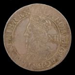 Charles I Shilling, Briot's Second milled issue 1638-9, mm Sideways Anchor, 6.0g