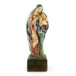 Thomas Wren for Compton Pottery, a figure of Madonna and Child