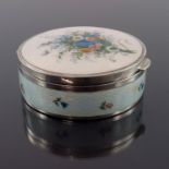 An Austrian enamelled silver box, Georg Adam Scheid, circa 1900