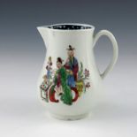 A Worcester polychrome jug