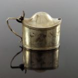 A George III silver mustard pot, Peter, Ann and William Bateman, London 1804