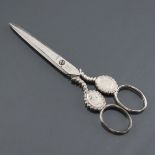 Antique Scissors: A Commemorative pair of scissors, marked “Hyane Solingen” on the lower blade, and
