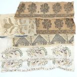 Ottoman embroideries: fine 18th and 19th century examples of embroidered towel or trouser ends, incl