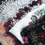 Antique Lace: A selection of needle lace items with a look of Oya from Turkey, or the surrounding ar