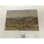 William Snell Morrish (British, 1844-1917), Vixen Tor, watercolour, 17 by 25cm, gilt frame