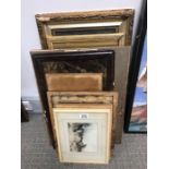 Assorted furnishing pictures, to include watercolours by G. Hayes, R. Weston, J.W. Allen, a Japanese