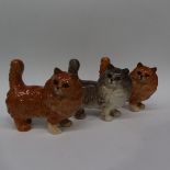 A Beswick figure of a standing Persian cat, model