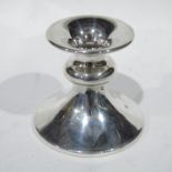 An Elizabeth II silver candlestick, LJ Millington, Birmingham 2003, weighted