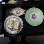 Royal Crown Derby, Green Derby Panel fluted plates