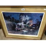 Terence Tenison Cuneo (British, 1907-1996), locomotive No.35027, signed l.r., limited edition