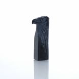 Rene Lalique, a Tete D'Aigle black glass seal