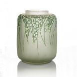 Rene Lalique, a Muguet glass vase