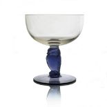 Rene Lalique, a Rapace wine glass