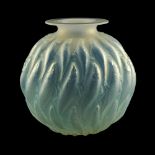 Rene Lalique, a Marisa opalescent glass vase