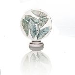 Rene Lalique, a Trois Papillons glass seal