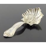 A French silver caddy spoon, Philippe Berthier, Pa