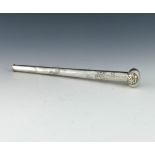 A Chinese silver parasol handle, circa 1900