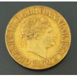 George III, gold sovereign, 1820