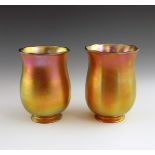 Louis Comfort Tiffany (attributed), two Favrille s