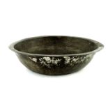 Jane Austen interest, an 18th century pewter bowl