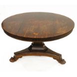 A Regency rosewood breakfast table, circa 1820, ci