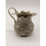 An Indian silver jug, 114g, H.8.5cm