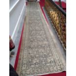 A very large Liberty of London Hamadan runner carpet, 731cm x 122cm