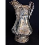 Jones, Ball & Poor of Boston, Massachusetts (1846-1853), a rare silver water pitcher, ornately