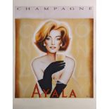 Ayala champagne poster