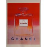 After Andy Warhol, Chanel, lithographic poster, full sheet size H.70cm W.50cm