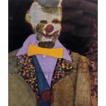 Peter Blake (British, b.1932), Clown, lithographic print, signed in pencil, H.13cm W.11cm, size with