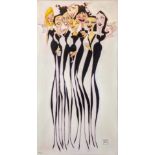 Todd White (American, b.1969), Girl Party, giclee print, numbered 281/500, certificate of