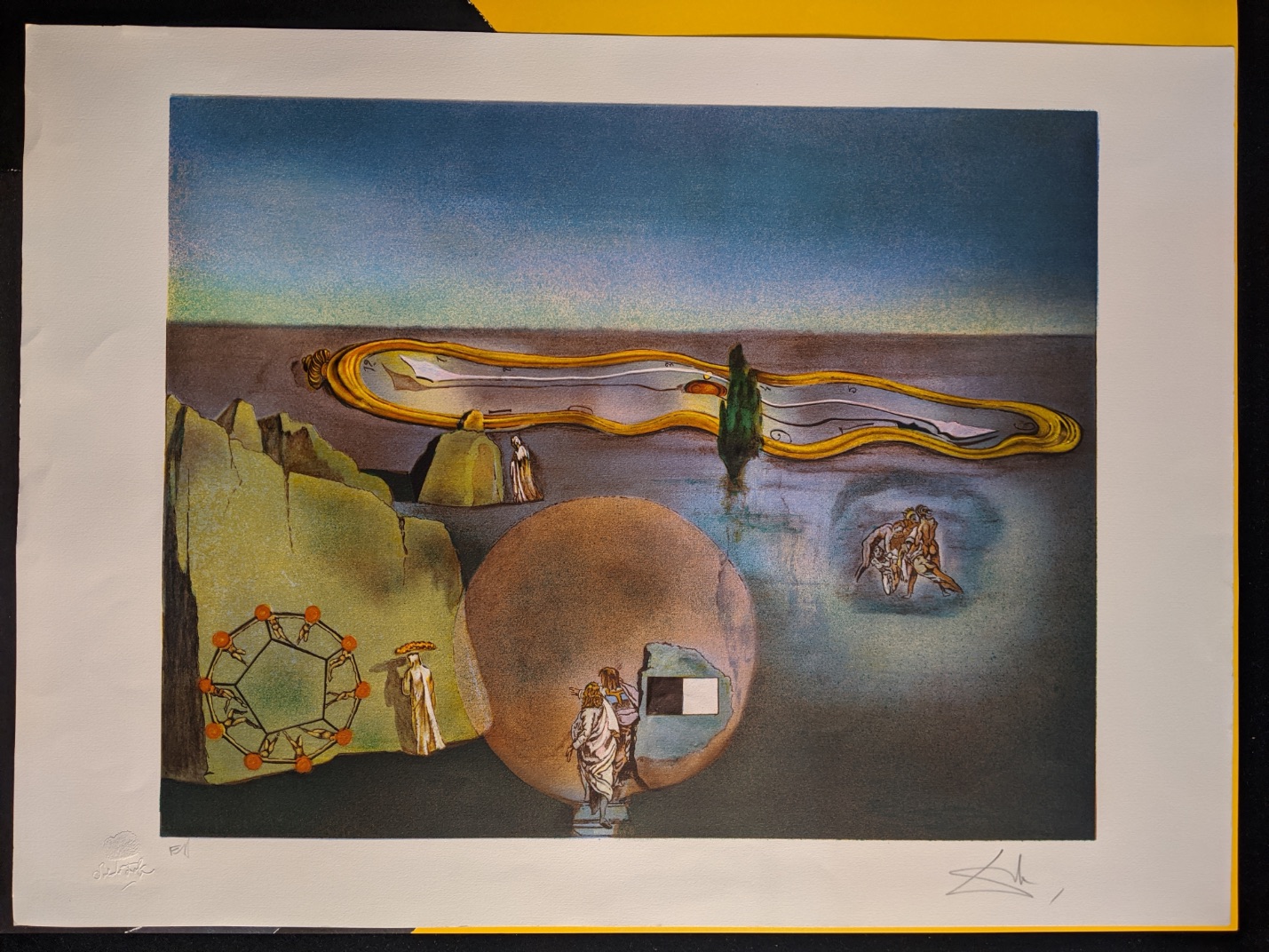 Salvador Dali (1904-1989), Surrealist study, lithograph, artists proof, signed in pencil to - Image 2 of 2