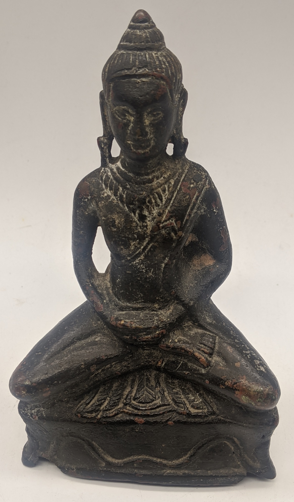 An Indian Hindu bronze god, H.15cm