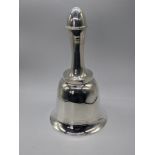 An Aspreys bell shaped silver plated cocktail shaker, H.28cm